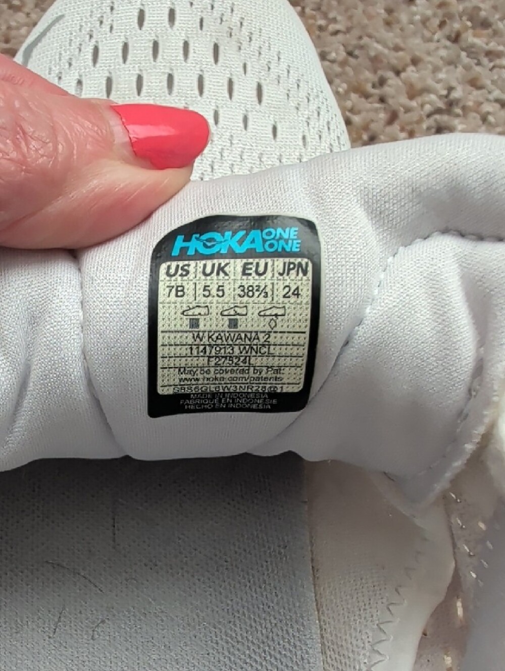 Hoka White Women's - Picture 5 of 5